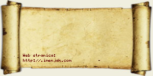 Mia Trnjaković vizit kartica